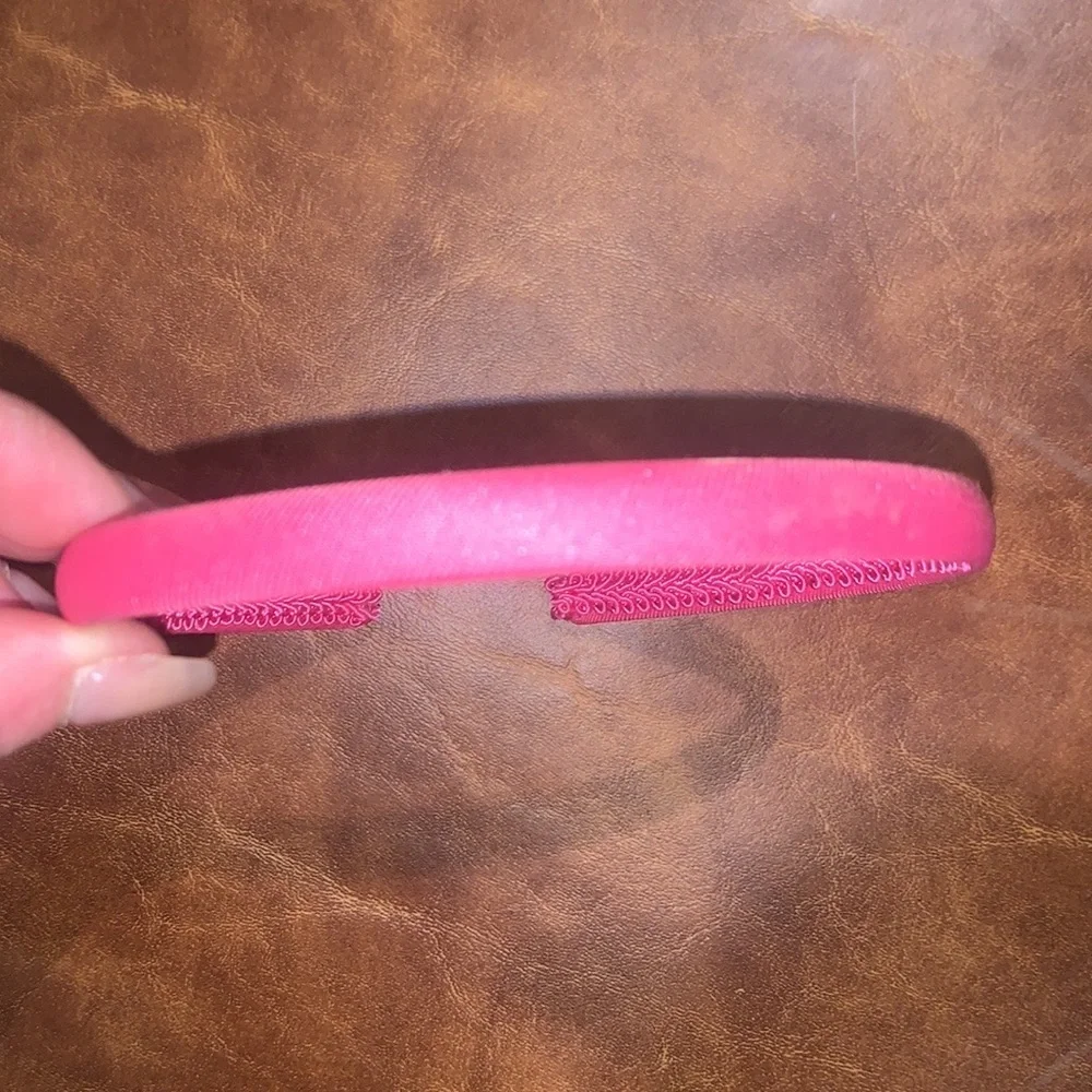 Set of three headband fabric designs: animal print with bow pink black